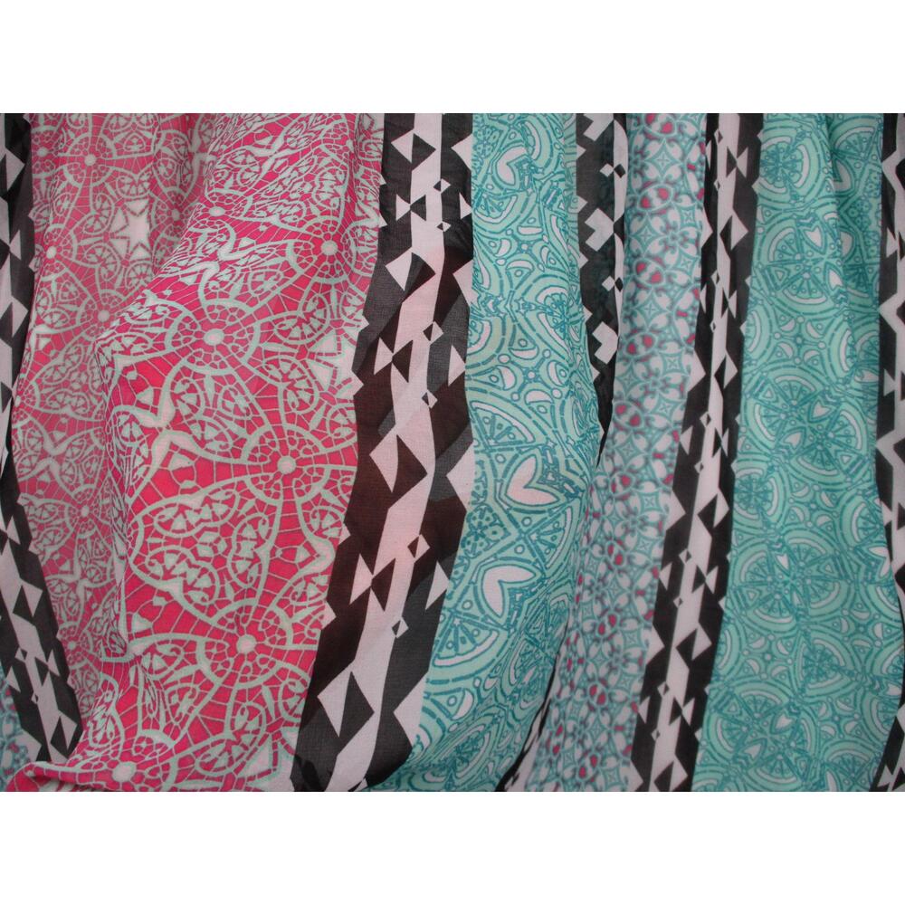 Lane Bryant Multicolor Patchwork Boho Trendy Alin… - image 4